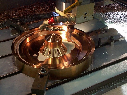 machining plastic injection mold core